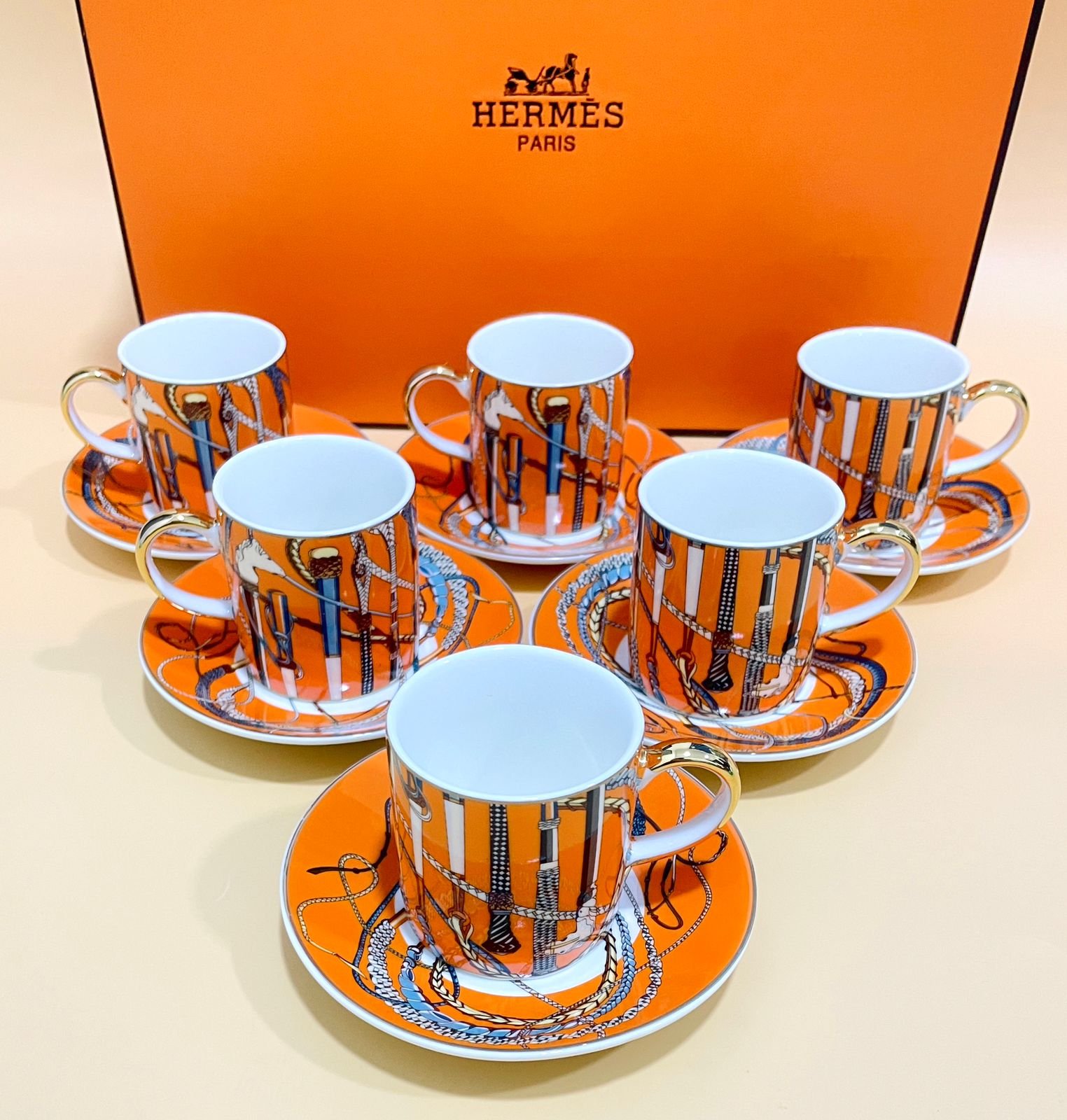 Turkish coffee from Hermes Orange color - Image 2 of 3